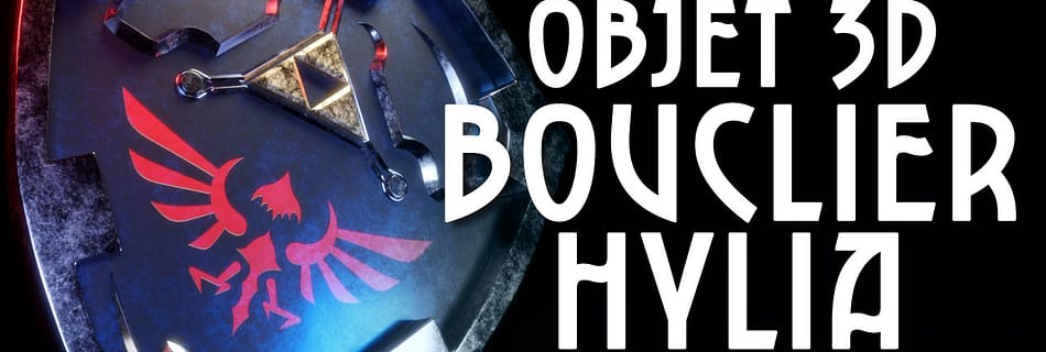 Miniature - Scène 3D Bouclier Hylia