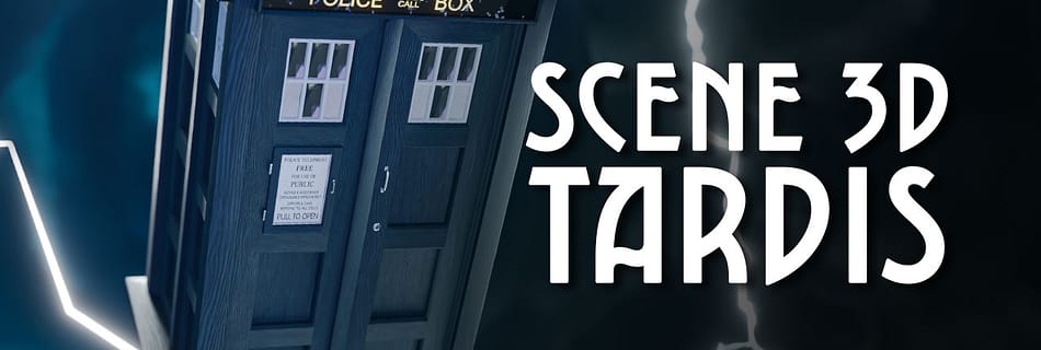 Miniature - Scène 3D TARDIS